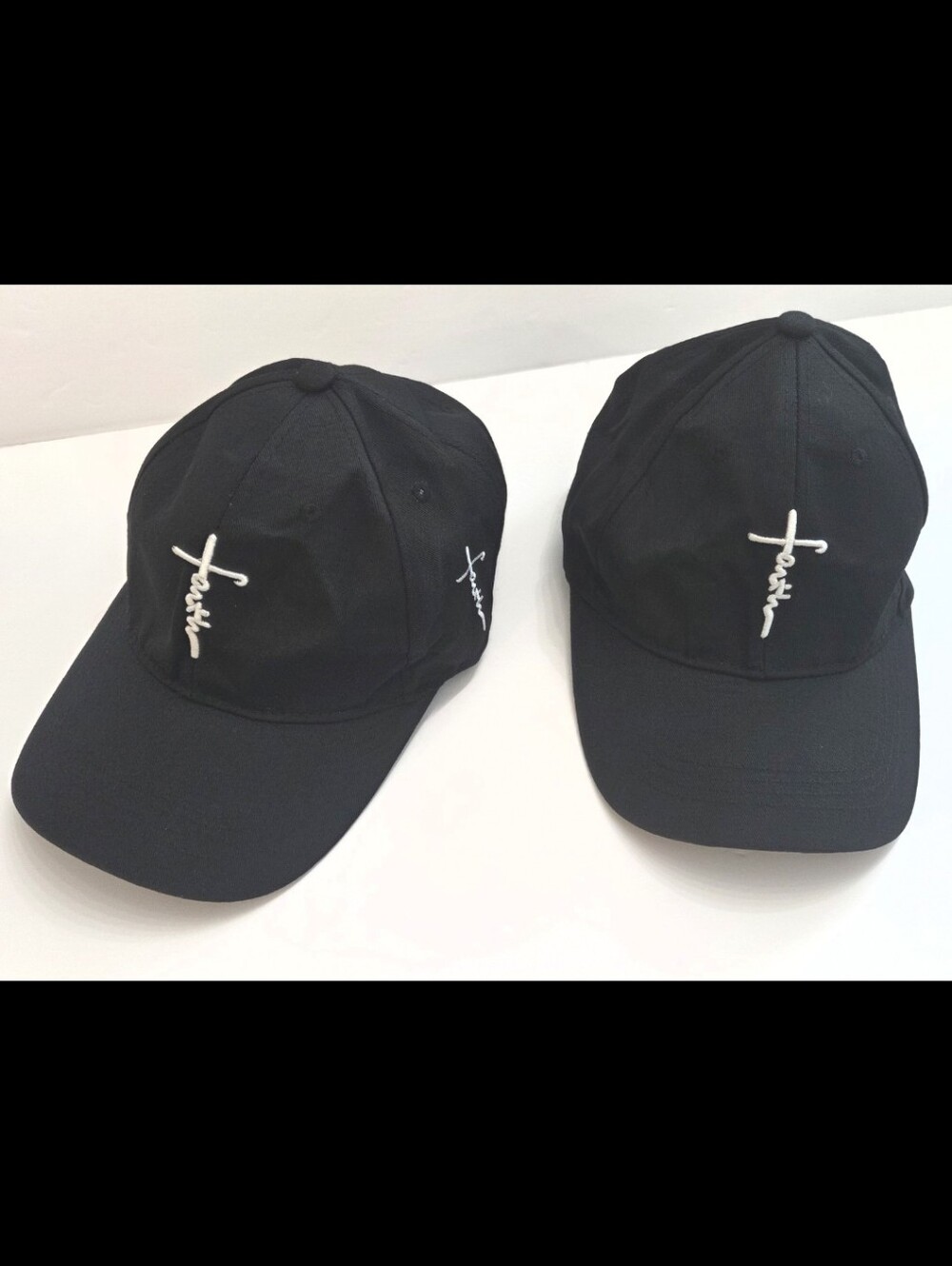 Couples Faith Cross, Embroidered Christian Baseball Caps Adjust Hat, Jesus, God